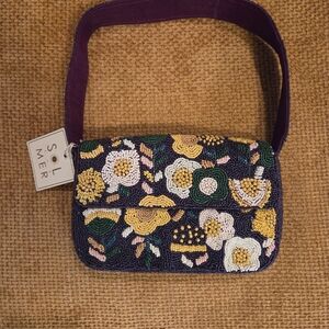 Viral Floral Beaded Women's Bag - Multicolor.NWT